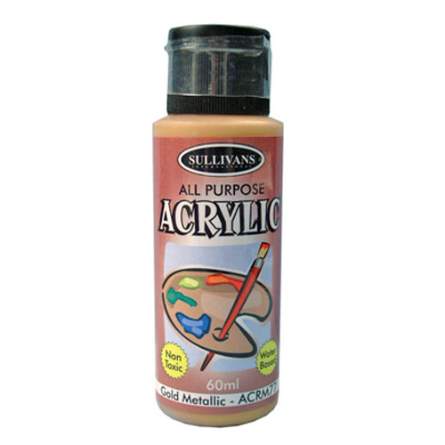 79605 Acrylic Paint 60ml Gold Metallic