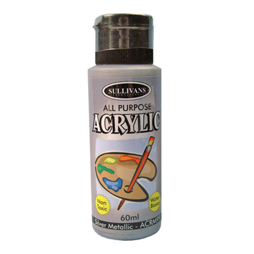 79606 Acrylic Paint 60ml Silver Metallic