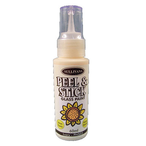 79615 Paint Peel & Stick Glass 60ml Ivory