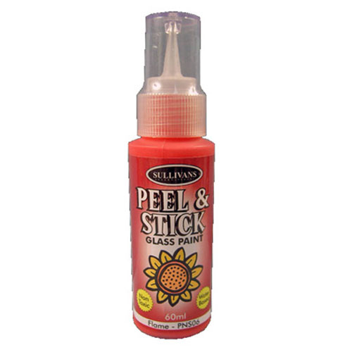79618 Paint Peel & Stick Glass 60ml Flame