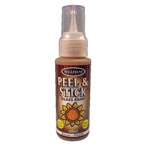 79620 Paint Peel & Stick Glass 60ml Brown