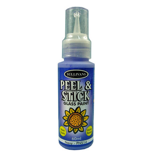 79626 Paint Peel & Stick Glass 60ml Navy