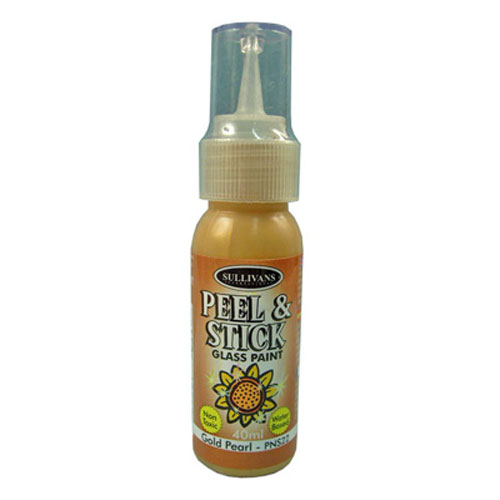 79634 Paint Peel & Stick Glass 40ml Gold Pearl