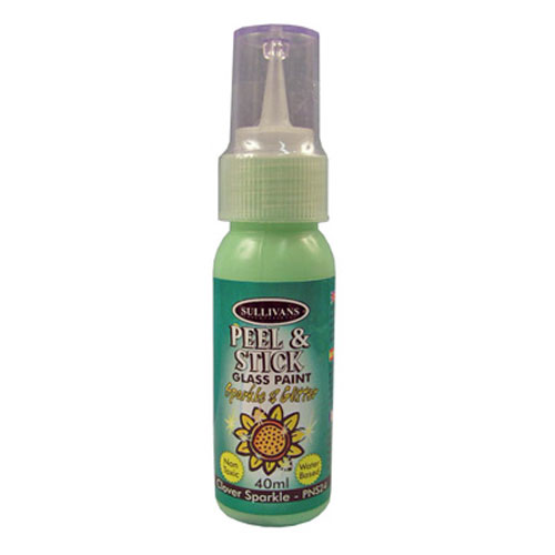 79636 Paint Peel & Stick Glass 40ml Clover Sparkle