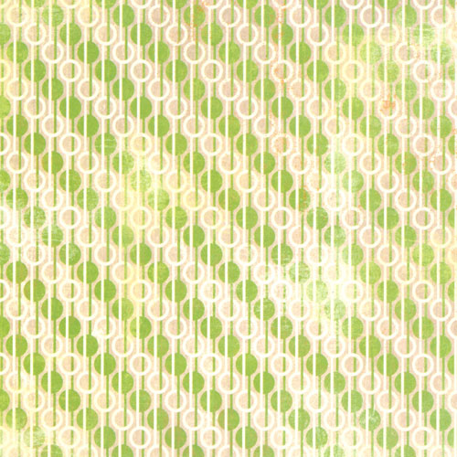 79840 Scrapbook Vellum Paper Green White Dots
