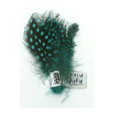 79866 Feather Guinea Cluster Blue Sparkle