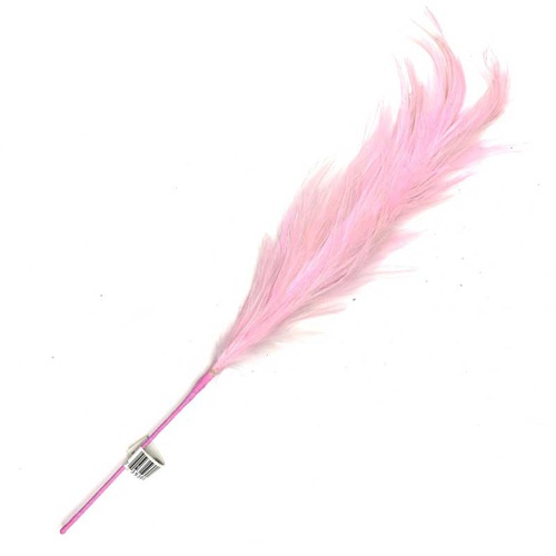 79888 Feather Stripped Marabou Cluster Pale Pink