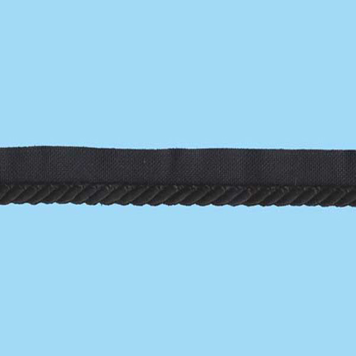 80192 Cord Flanged 6mm Black