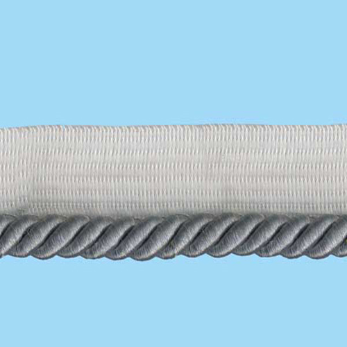 80199 Cord Flanged 6mm Silver Grey
