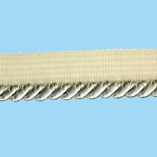 80217 Cord Flanged 6mm Silver Grey