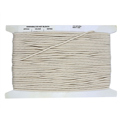 80237 Cord Braided Natural