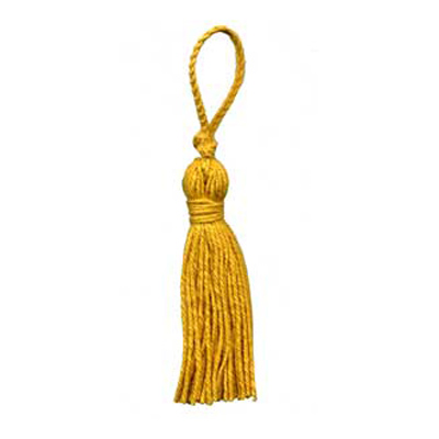 80313  Tassel 50mm Old Gold