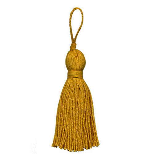 80319  Tassel 75mm Old Gold