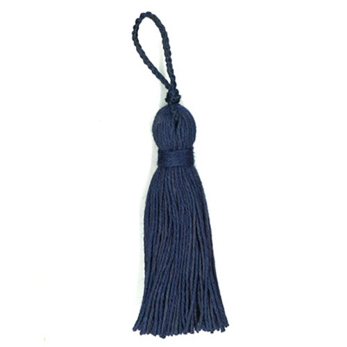 80321  Tassel 75mm Navy