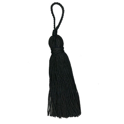 80322  Tassel 75mm Black