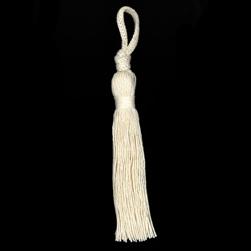 80323  Tassel 100mm Natural