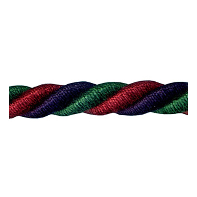 80551 Cord 8mm Bottle Maroon Navy