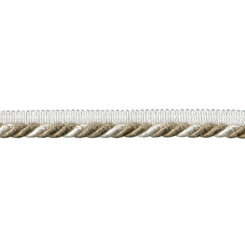 80557 Cord Flanged 8mm Beige Cream