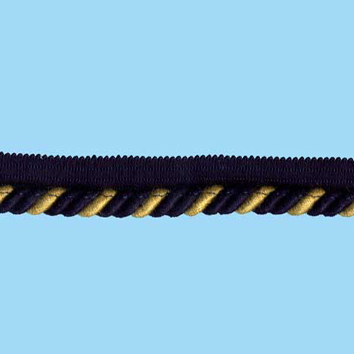 80561 Cord Flanged 8mm Navy Ginger