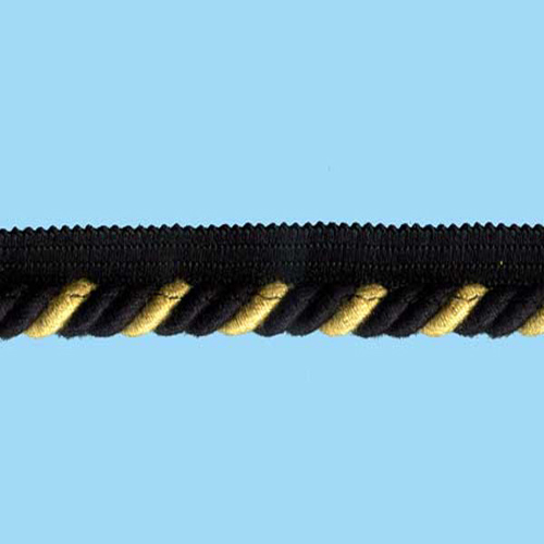 80562 Cord Flanged 8mm Black Ginger