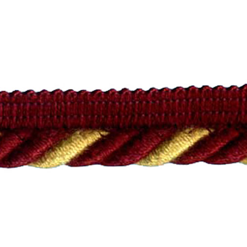 80567 Cord Flanged 8mm Ginger Maroon