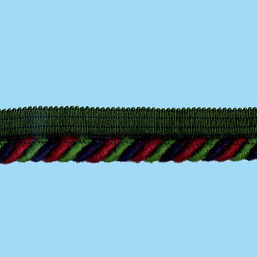 80573 Cord Flanged 8mm Bottle Maroon Navy