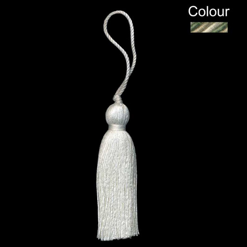 80592 Tassel 85mm Green Beige Cream