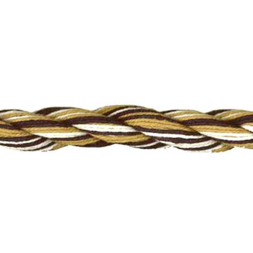 80772 Cord 10mm Black Mustard Gold