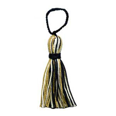 80824 Tassel 50mm Black Must Natural