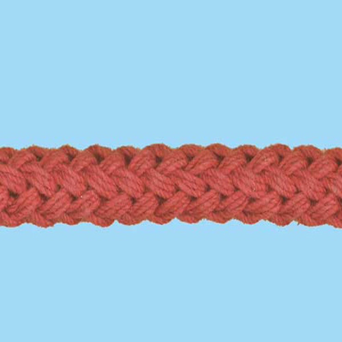 80859 Cord Flanged 8mm Terracotta