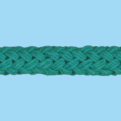 80861 Cord Flanged 8mm Sea Wall Jade