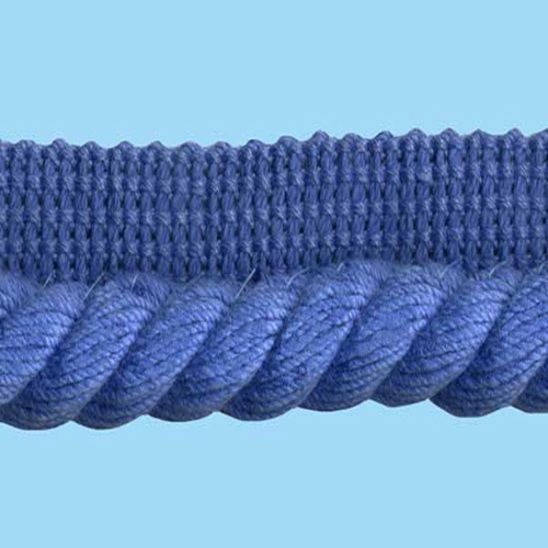 80876 Cord Flanged 10mm Ocean Blue