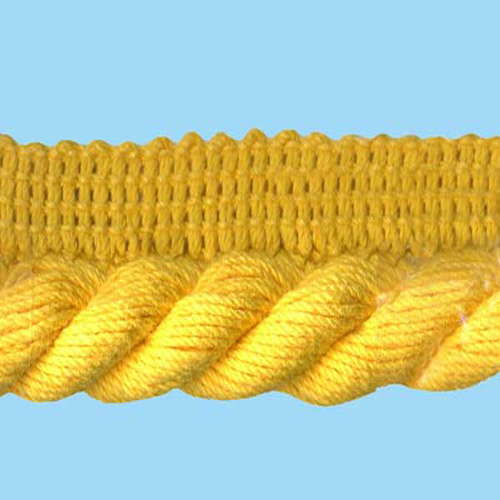 80877 Cord Flanged 10mm Daffodil Yellow