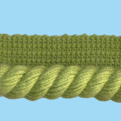 80878 Cord Flanged 10mm Pistchio Green