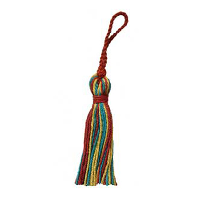 80893 Tassel 50mm Swall Terracotta Curry