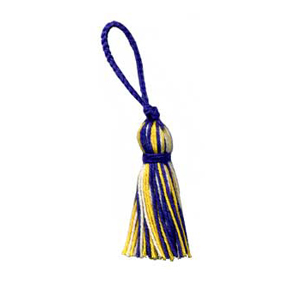 80895 Tassel 50mm Lapis Dyel Natural