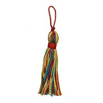 80903 Tassel 75mm Swall Terracotta Curry