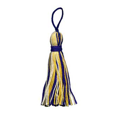 80905 Tassel 75mm Lapis Dyel Natural