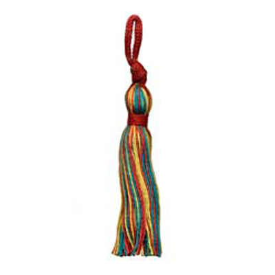 80913 Tassel 100mm Swall Terracotta Curry