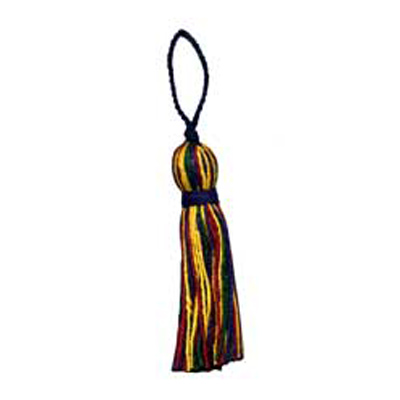 80927 Tassel 75mm Brg Gld Bot Navy