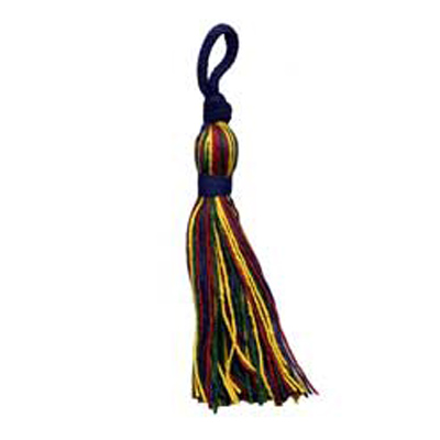 80928 Tassel 100mm Brg Gld Bot Navy