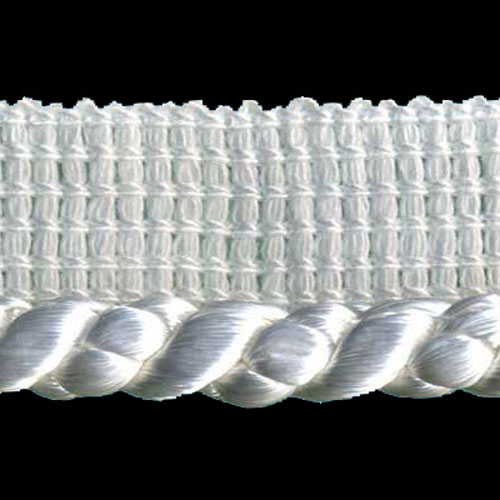 81045 Cord Flanged 7mm White