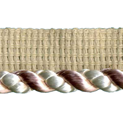 81048 Cord Flanged 7mm Ivory Blush