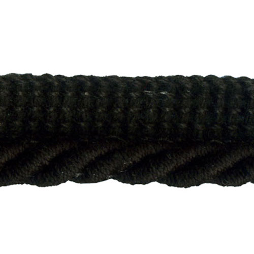 81090 Cord Flanged 5mm Black
