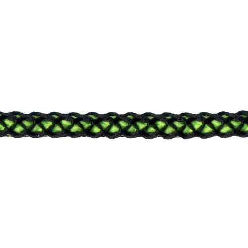 81113 Cord Knitted Black Fluoro Green
