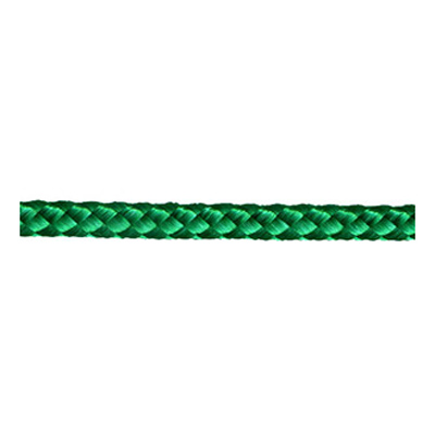 81228 Cord Braided 4mm Bright Emerald
