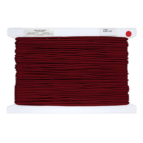81246 Sullivans 4mm Braided Cord - Wine 50mts