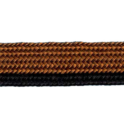 81425 Cord Flanged 4mm Black