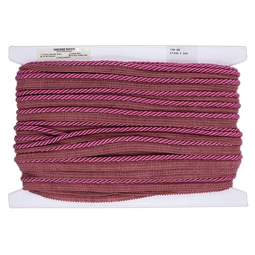 81446 Cord Flanged 5mm 159-28 Tea Rose