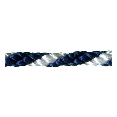 81570 Cord Lacing 4mm White Navy